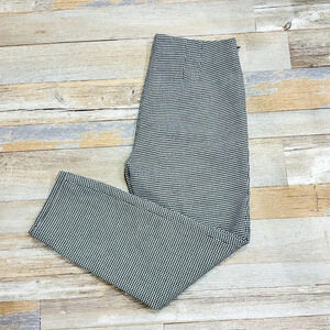 TRISTAN – Black‎ & white checkered cropped pants | Tailored ankle fit | Size 6 *